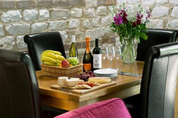 Dining area Hayloft, High Barn High Barn Dining area Hayloft