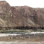 Winter walk beneath Filey Brigg