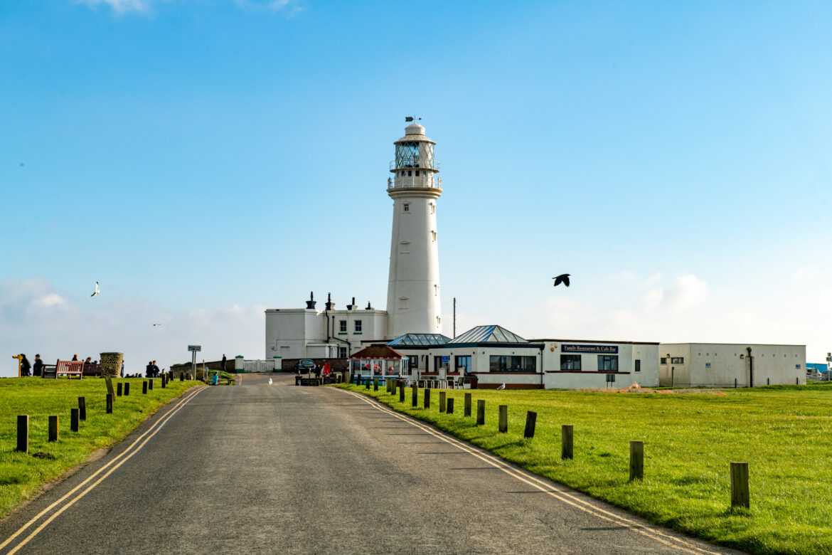 Flamborouigh Lighthouse at distance Act Flamborouigh Lighthouse at distance Act
