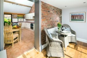 Garden room in The Turnip House
