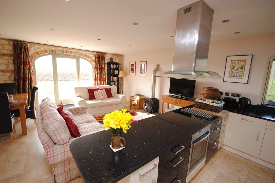 Hayloft open plan living area Hayloft open plan living are