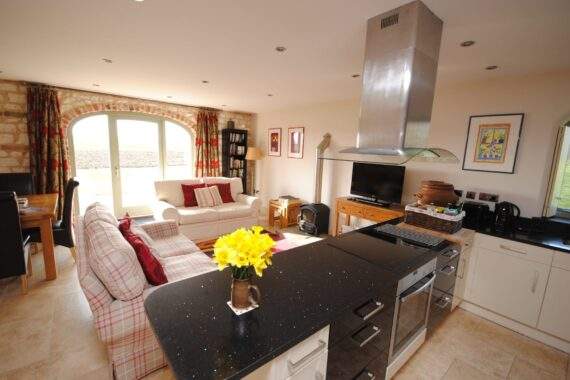 Hayloft open plan living area Hayloft open plan living are