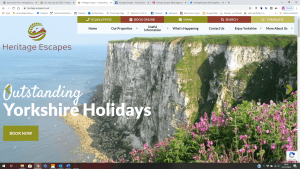 Heritage Escapes Website