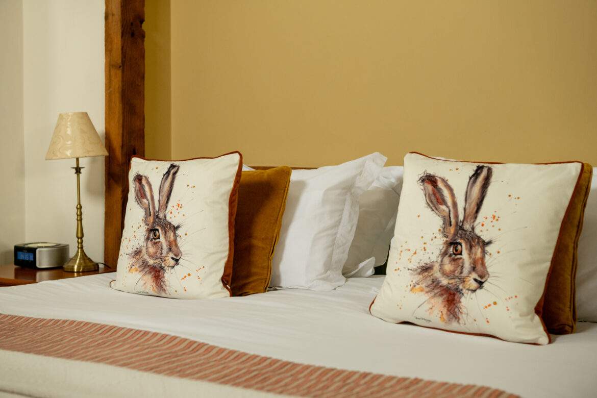 _MAR0838 Hayloft hare cushions