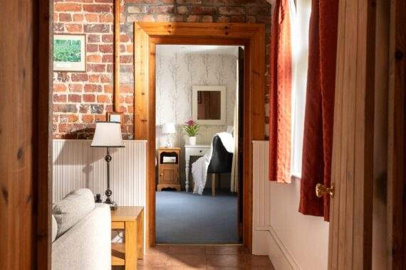 Turnip House looking towards living room and bedroom Turnip House looking towards living room and bedroom