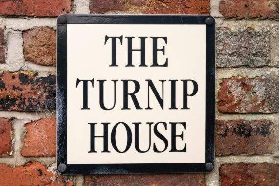 The Turnip House sign The Turnip House sign