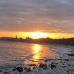 Sewerby sunset in January