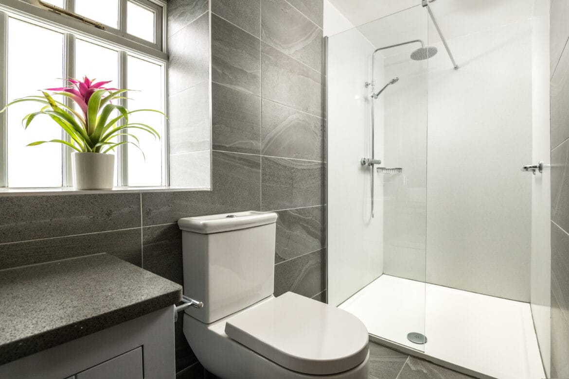 Turnip House en suite shower Turnip House en suite shower