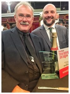 John and James with 2019 Visit York Award